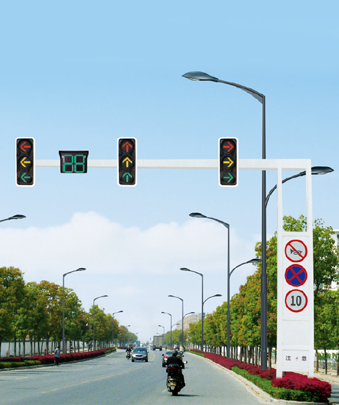 Single cantilever frame signal light Signal light poste