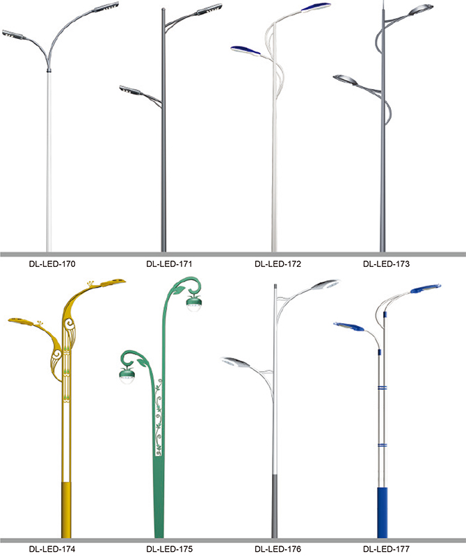 DL-LED-170 ~ DL-LED-177 Mataas na Power LED na ilaw sa kalye
