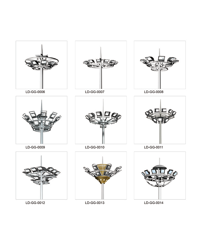 LD-GG-0006 ~ LD-GG-0014 Mataas na lampara sa kalye