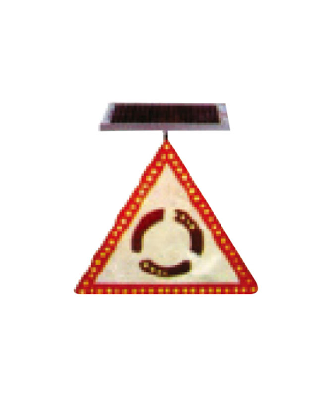 SY-6E Solar dilaw na kumikislap na ilaw ng signal