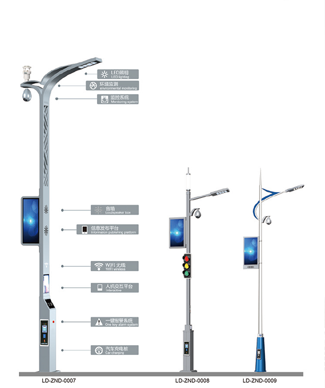 Ld-Znd-0007 ~ ld-Znd-0009 Smart Streetlight
