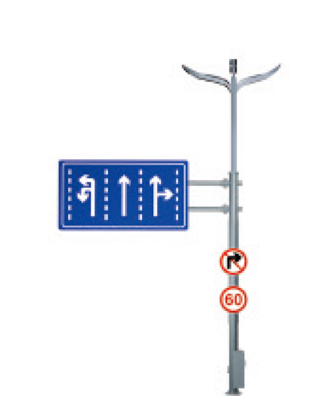 C-Type Comprehensive Lamp Post Mataas na Power LED na ilaw sa kalye