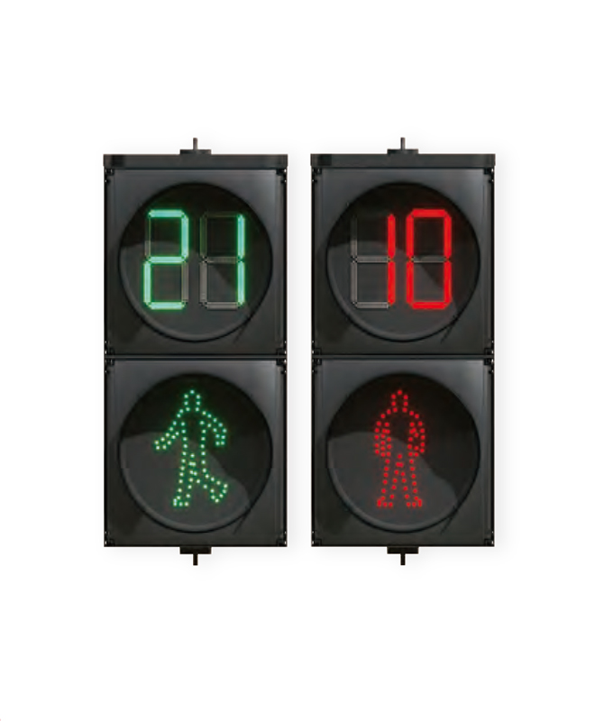 Ф300 Dynamic Light ng Signal ng Pedestrian na may Countdown LED LIGHT TRAFFIC